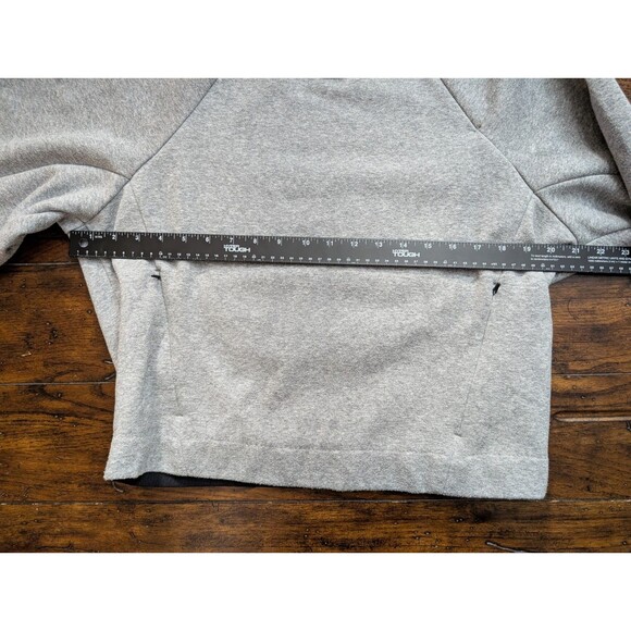 Nike Tech Fleece Pullover Crewneck Sweatshirt L Gray Cropped Streetwear Athletic - Picture 4 of 13